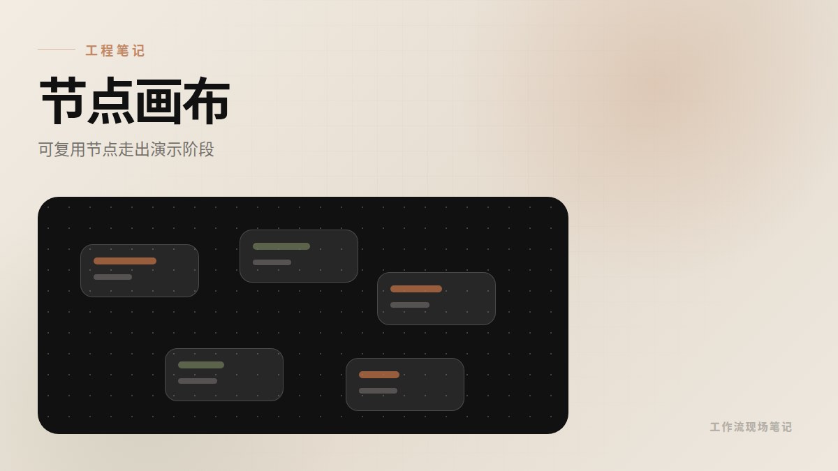 什么样的 ComfyUI 工作流才算能走出 Demo笔记封面图